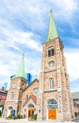 Fototapeta na wymiar St. Mary of the Cataract Church Niagara Falls New York USA