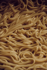 close up of fresh noodles