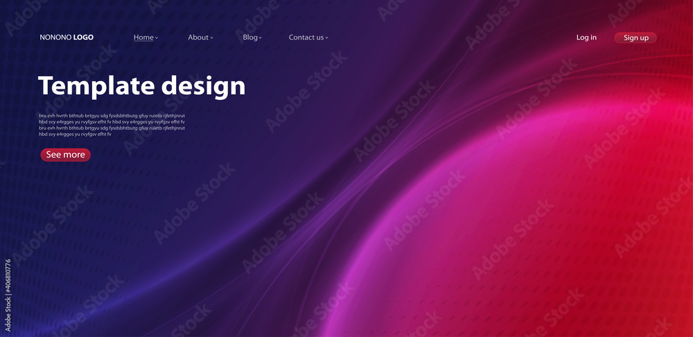 Poster abstract background modern design. landing page. template for websites or apps.vector.