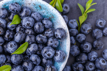 Fresh blueberry background. Blueberry Texture Close Blueberry Antioxidant Organic Superpeed Bowl Concept Healthy Nutrition