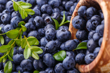 Fresh blueberry background. Blueberry Texture Close Blueberry Antioxidant Organic Superpeed Bowl Concept Healthy Nutrition
