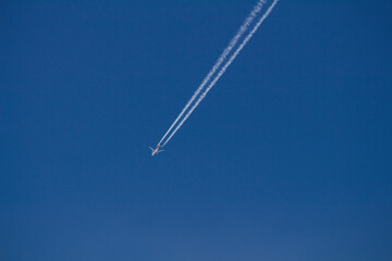 airplane in the sky