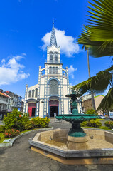 Naklejka premium Cathédrale Saint-Louis de Fort-de-France, Martinique. 