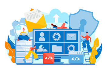 Tiny people Teamwork Database security