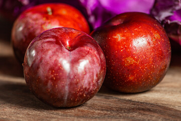 Fototapeta na wymiar Pomegranate, fruits and veggies
