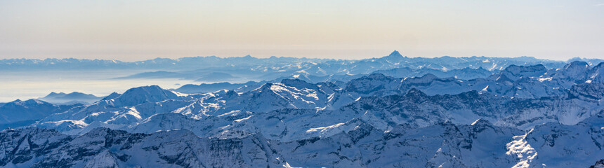 panorama of the mountains