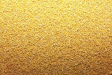 Lots of small yellow cereals.