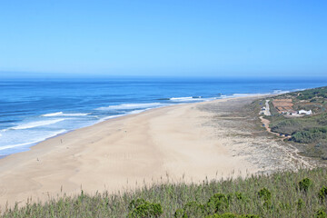 Fototapeta na wymiar North Nazare Beach, Portugal 