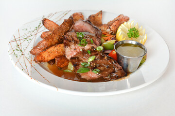 Assiette de bœuf