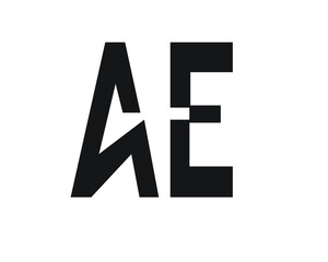 a and e creative logo designs and logo letters and initials 