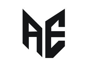 a and e creative logo designs and logo letters and initials 