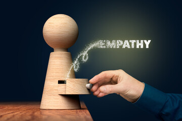 Discover your empathy inside of you concept