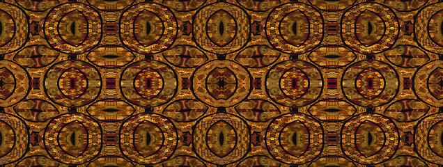 Colorful ethnic fabric - Seamless pattern, illustration