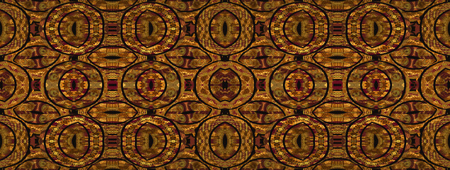 Colorful ethnic fabric - Seamless pattern, illustration