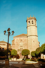 Fototapeta na wymiar Torre de reloj de Baños de la Encina Jaén