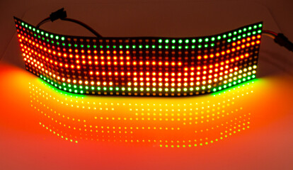 digital led matrix fire