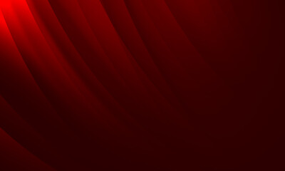 Abstract wave red black dark gradient geometric background.Curved lines graphic design.