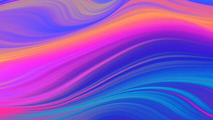 Abstract pink blue gradient wave  background. Neon light curved lines and geometric shape with colorful graphic design.