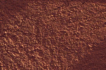 Terracotta powder soil or clay-like texture background