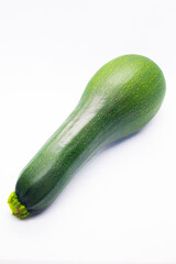 zucchini isolated on white