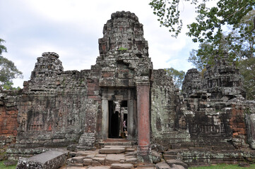 Naklejka premium The temples, structures and ruins of Angkor Wat