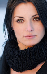 Fashion portrait of young woman