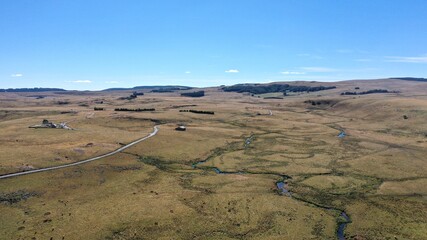 plateau de l'Aubrac en été