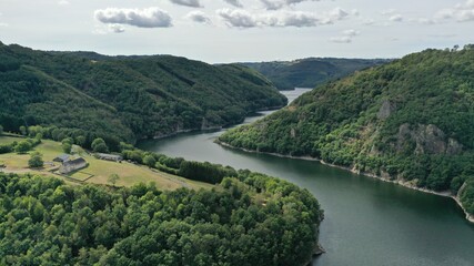 Fototapeta na wymiar gorges de la Truyère en Auvergne