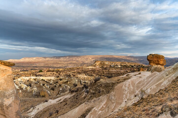 Landscape photo of the three beauties at Urgup, Turkey