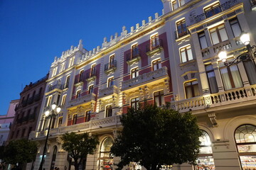 Naklejka premium building in Seville, Spain