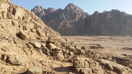 rocks in the mountains