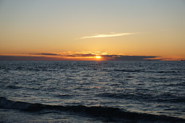 Sonnenuntergang an der Ostsee