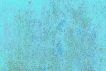 Old messy light blue background with abstract dirty wall pattern texture