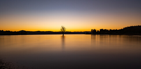 Lake Hume at Sunrise.  