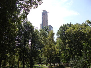 downtown city