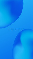 Abstract blue background. Liquid blue color background design. Fluid gradient shapes composition. Futuristic design posters. Eps10 vector.