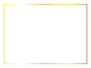 Illustration shine golden frame on isolated white background. Flat art. Copy space. Luxury frame concept. For banner, card, greeting, congratulation, anniversary, border etc.