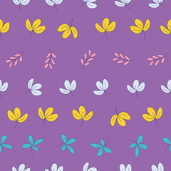 Vector leaves seamless repeat pattern design background. Perfect for modern wallpaper, fabric, home decor, and wrapping projects.