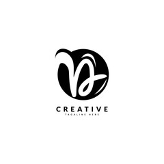 Obraz premium Initial Letter D logotype . Luxury design for Company and Business logo.