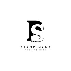PS letter combination concept for company and business logo.