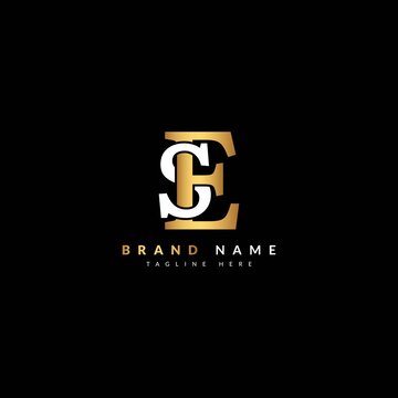 ES SE letter composite concept for company and business logo. Luxury logo design.