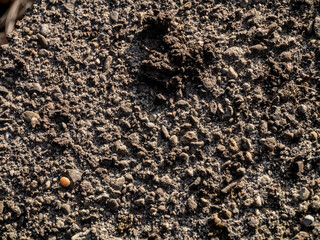 Surface of concrete block