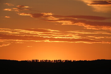Obraz premium Tuscany Sunset