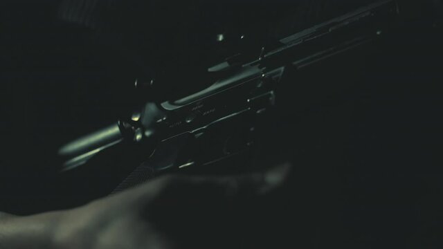  Gang leader with loaded gun