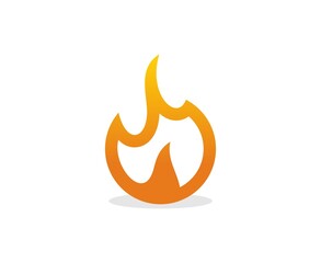 Obraz na płótnie Canvas Fire logo 