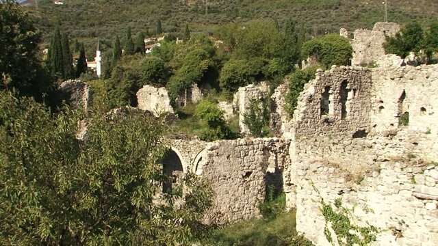 The walls of the old town