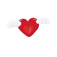 heart with wings