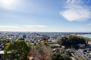犬山城天守閣からの眺望