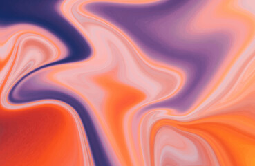 colorful orange purple violet satin Ink Marble colorful abstract painting background liquid painting texture