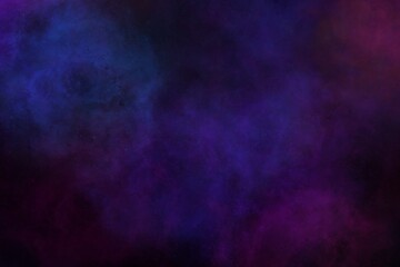 Obraz na płótnie Canvas dark sky nebula watercolor background illustration 